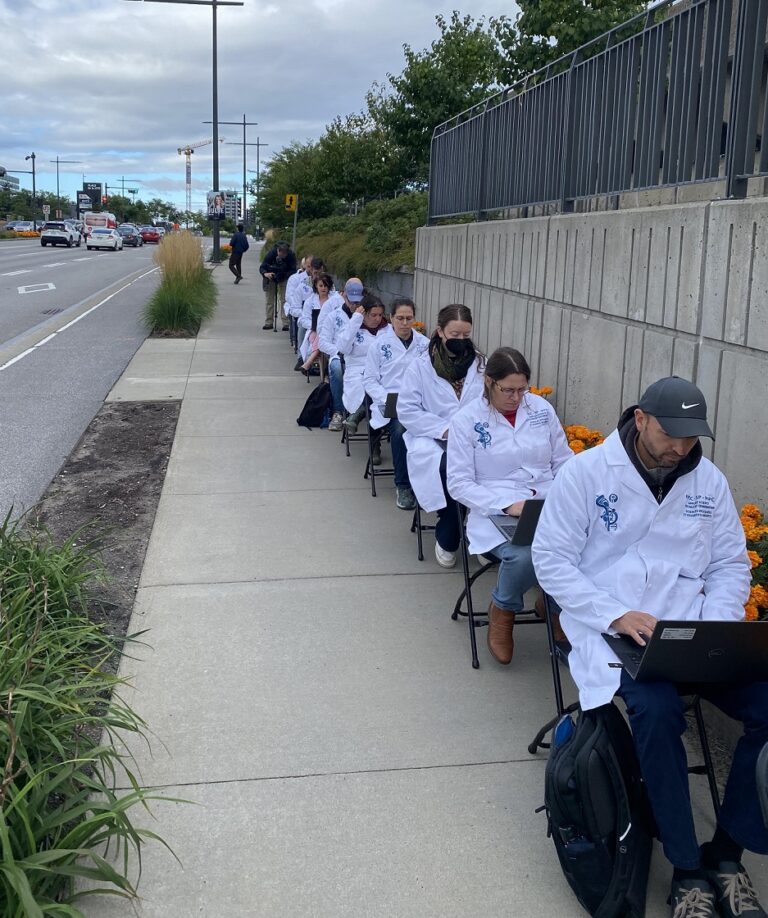 Press Release — Federal scientists trade the lab for the streets to defend public science