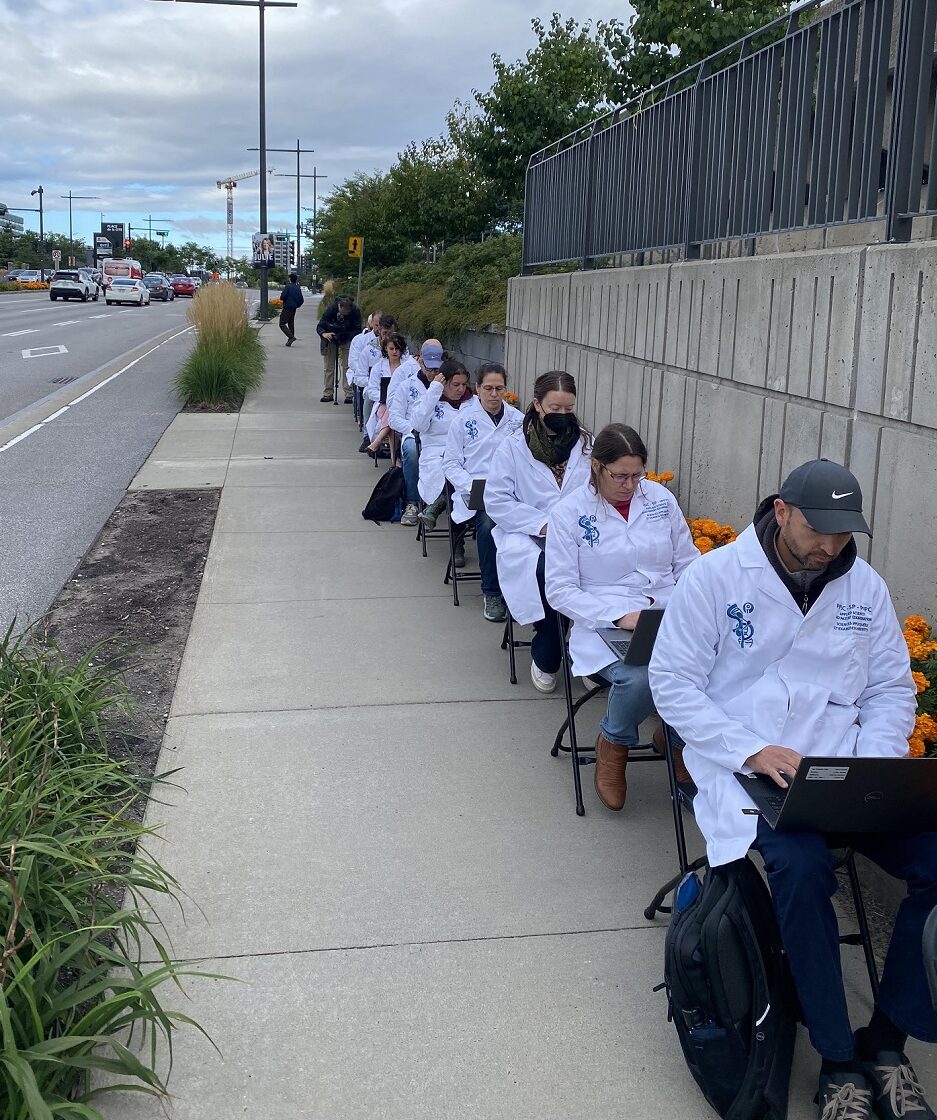 Press Release — Federal scientists trade the lab for the streets to defend public science