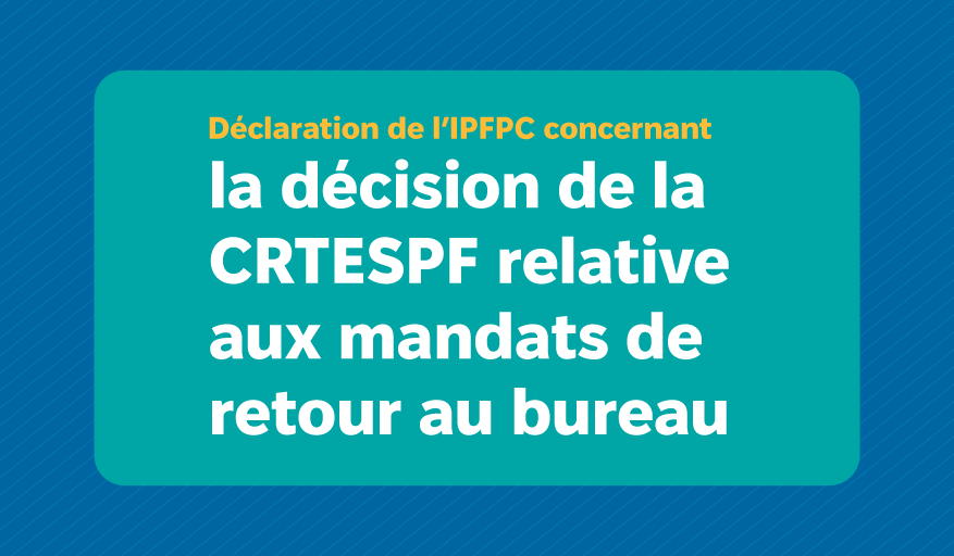 la décision de la CRTESPF relative aux mandats de retour au bureau