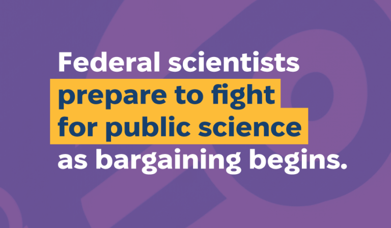 Communiqué de presse — Les scientifiques fédéraux se préparent à lutter pour la science publique en ce début de négociations