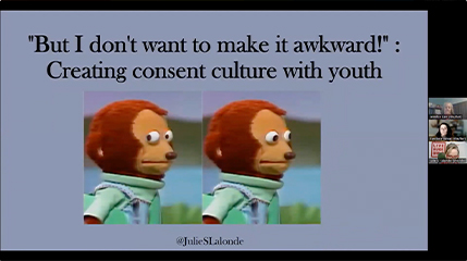 Creating consent culture with your youth with Julie Lalonde